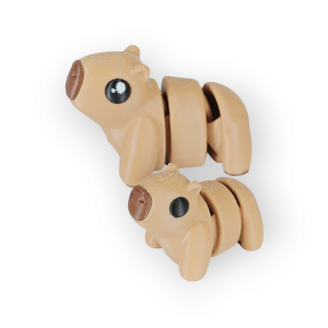 Capybara Cute Wigglet – 3D Printed Capybara Fidget Toy-001