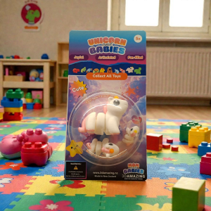 Unicorn and Babies Toys – Cute Wigglets Articulated Animal Set