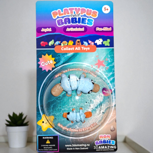 Platypus and Babies Toys – Cute Wigglets Articulated Animal Set