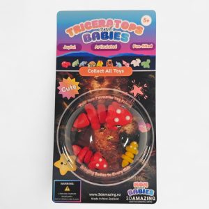 Triceratops and Babies Toys – Cute Wigglets Articulated Animal Set